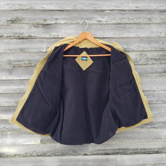 KAVU men's vest, heavy cotton canvas with fleece lining, men's M vintage style - Picture 5 of 6